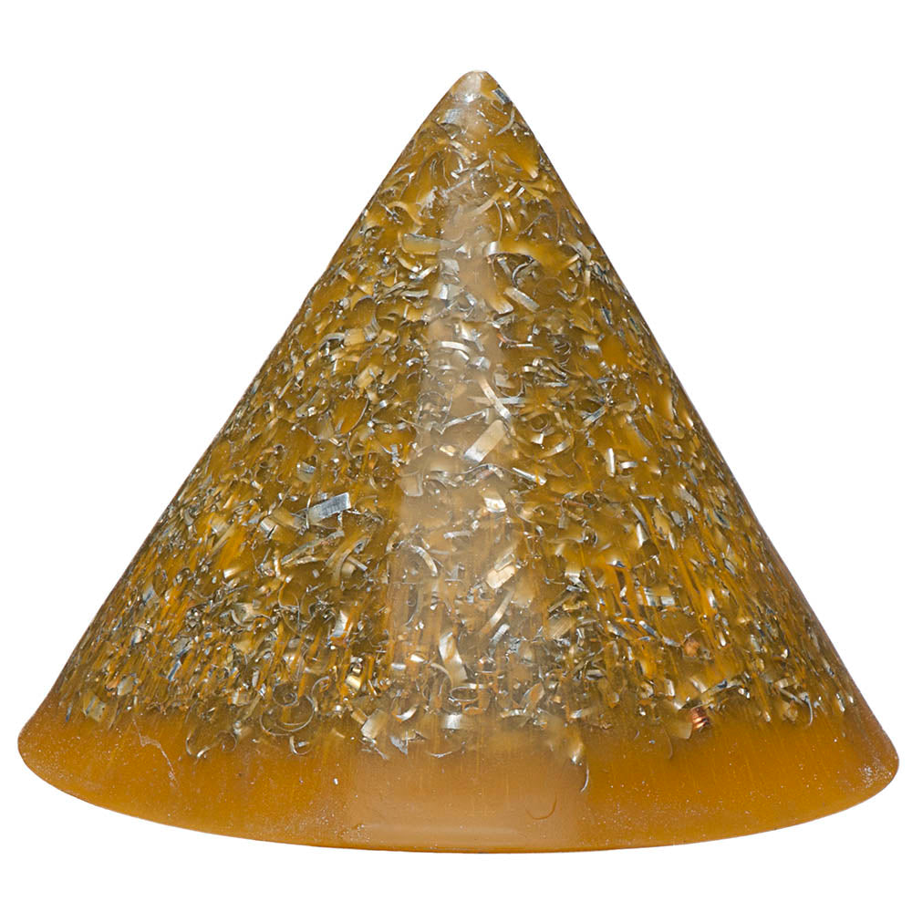 Classsic orgonite cone HHG with 5 crystals