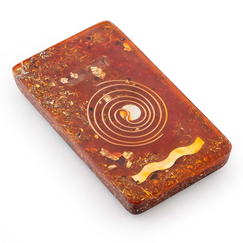 Underside of orgonite muti brick