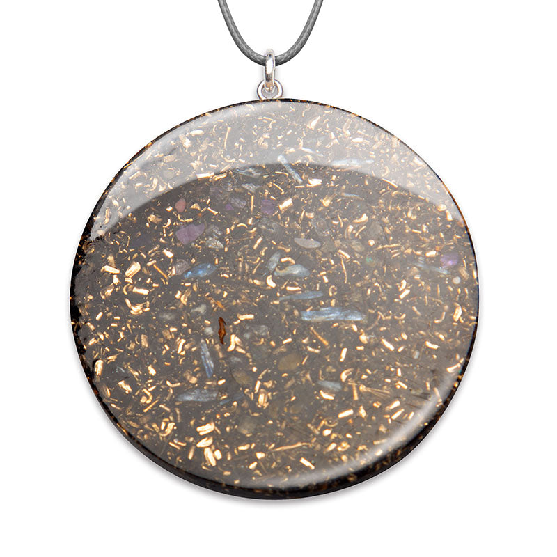 Selenit Goldenes Herz