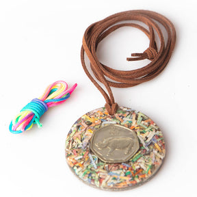 Moneyfesting orgonite pendant