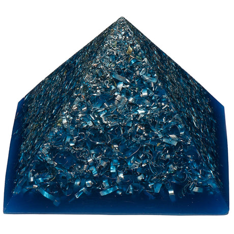 Large Orgonite Pyramid Blue