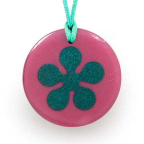 Pop Art Orgonite Pendant for Vitality and Creative Expression