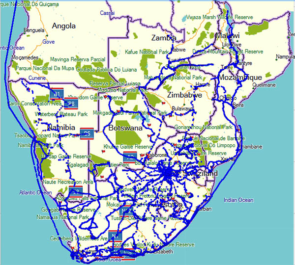 Orgonit in Südafrika bis Januar 2015